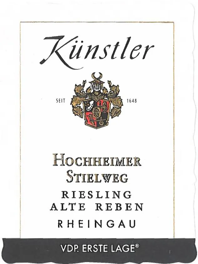 Hochheimer Stielweg Riesling Alte Reben Trocken Bottle