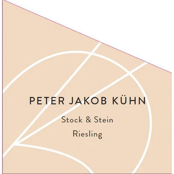 Peter Jakob Kuhn Stock and Stein Trocken Riesling Bottle