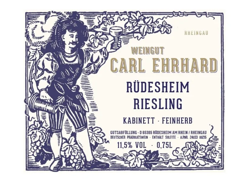 Rudesheim Riesling Kabinett Feinherb Bottle