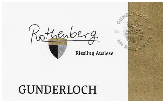 Nackenheimer Rothenberg Riesling Auslese Bottle