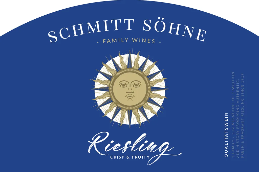 Rheinhessen Riesling QbA Bottle