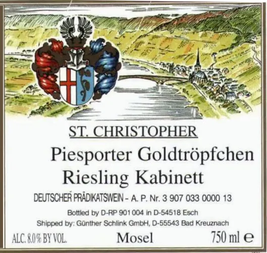 Piesporter Goldtropfchen Riesling Kabinett Bottle
