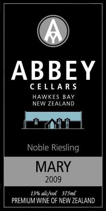 Mary Noble Riesling Bottle