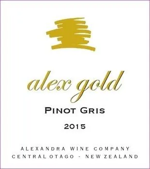 Alex Gold Pinot Gris Bottle