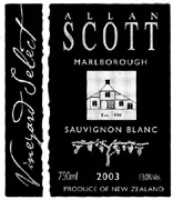 Vineyard Select Sauvignon Blanc Bottle