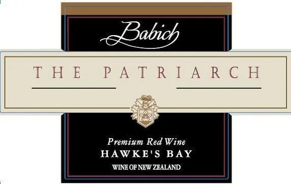 The Patriarch Hawke's Bay Red Bottle