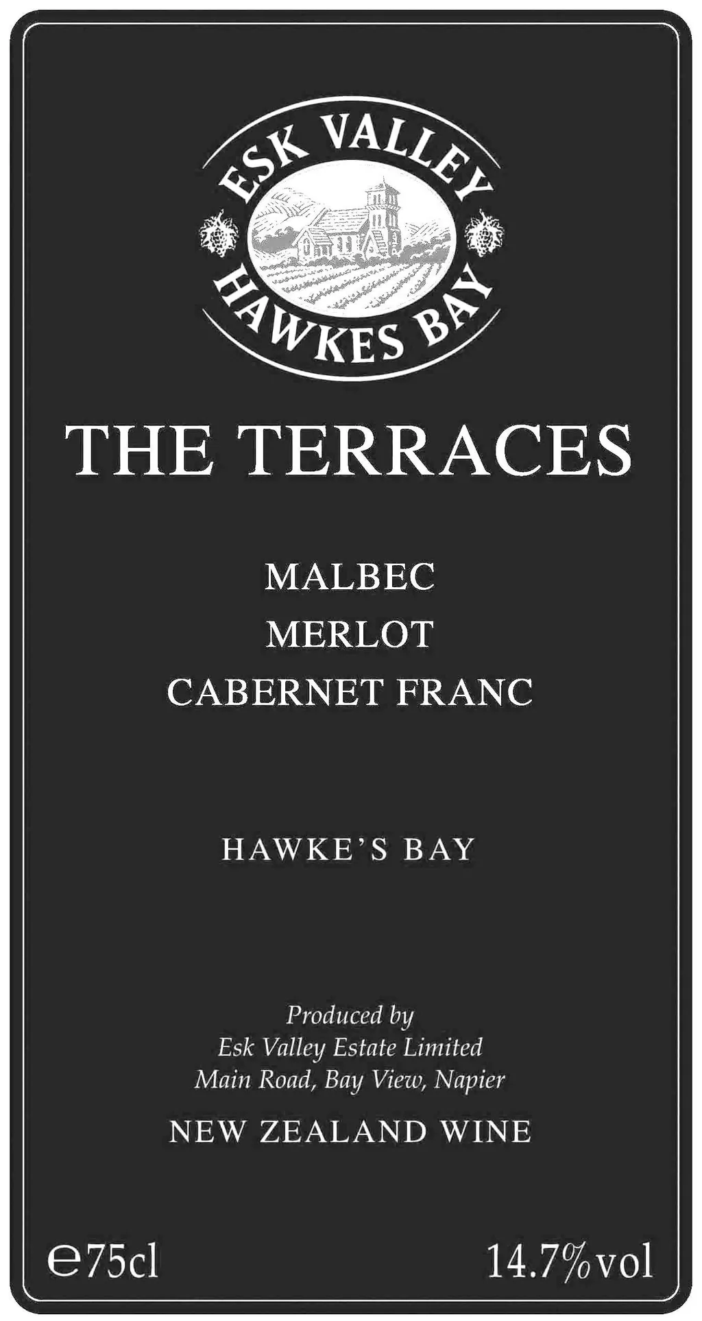 The Terraces Red Blend Bottle