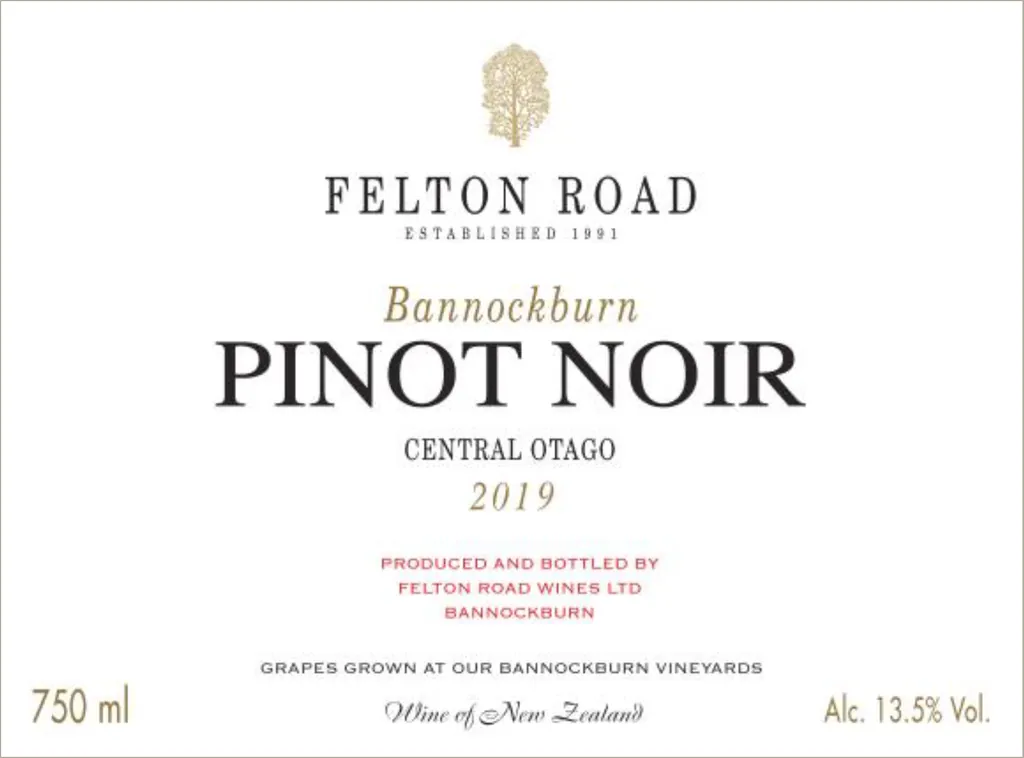 Bannockburn Pinot Noir Bottle