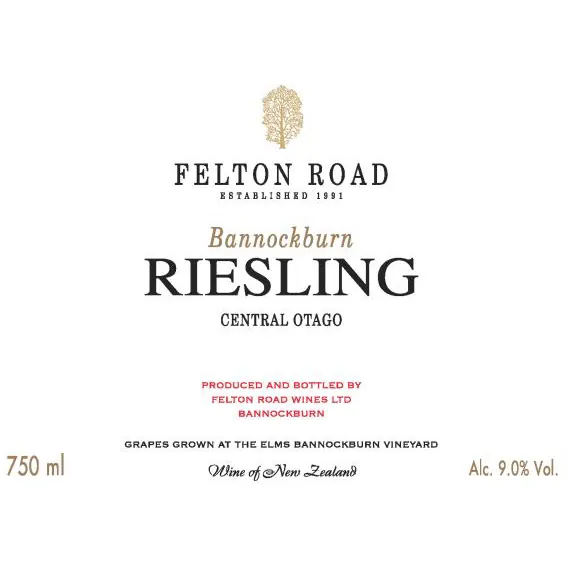 Bannockburn Riesling Bottle