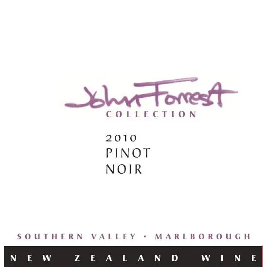 John Forrest Collection Waitaki Pinot Noir Bottle