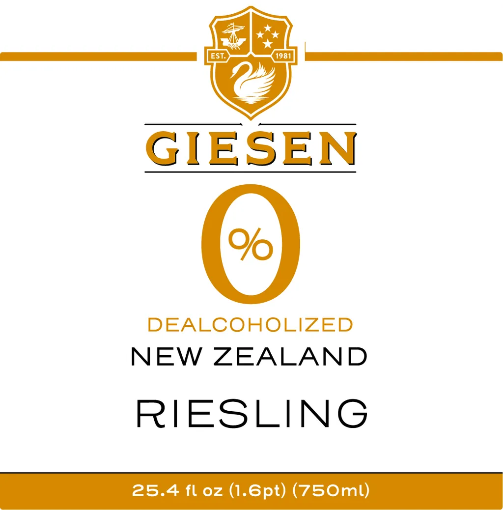 0% Riesling Bottle