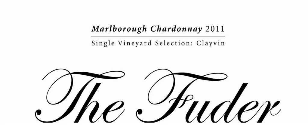 The Fuder Clayvin Chardonnay Bottle