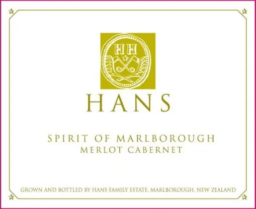 Spirit of Marlborough Merlot Cabernet Sauvignon Bottle