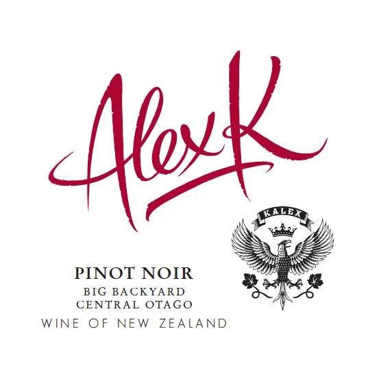 Alex K Pinot Noir Bottle