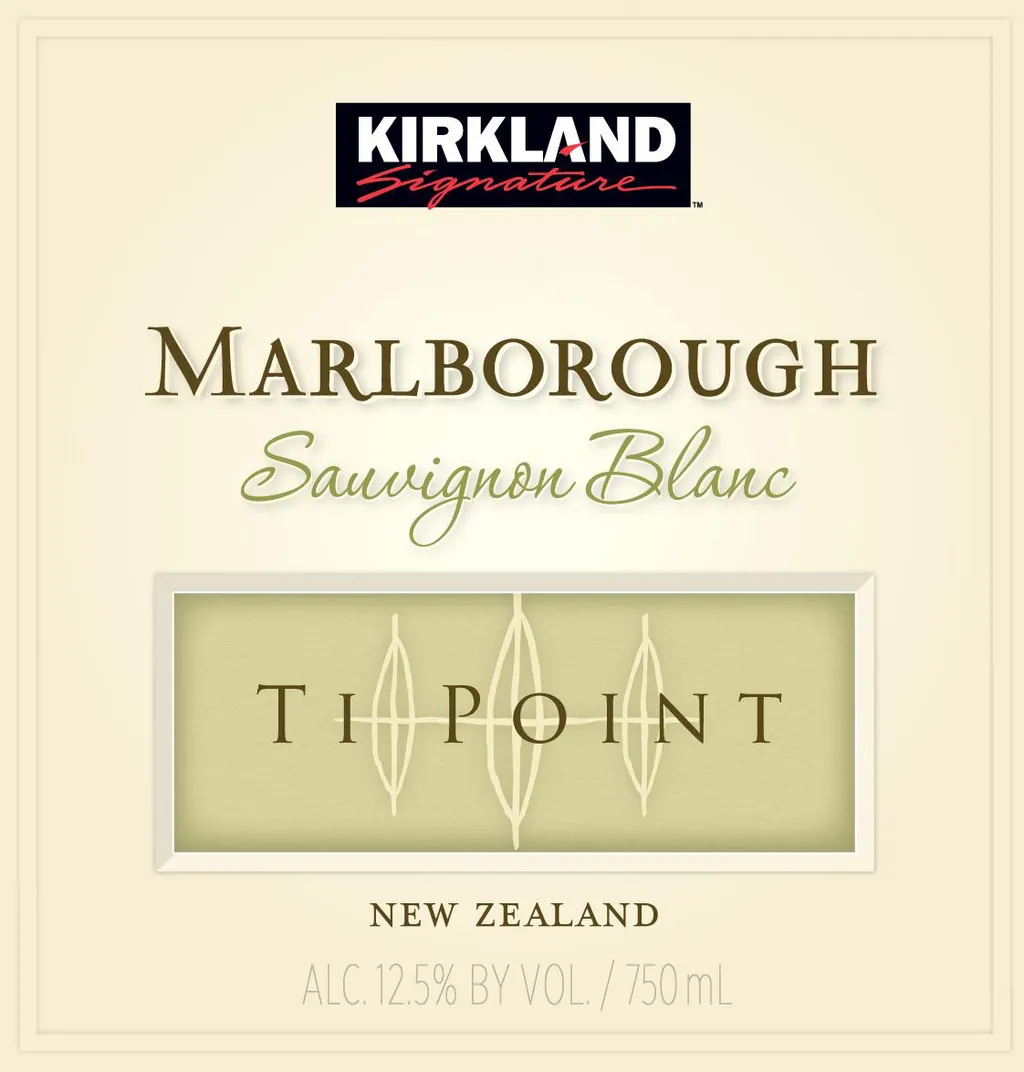 Marlborough Ti Point Sauvignon Blanc Bottle