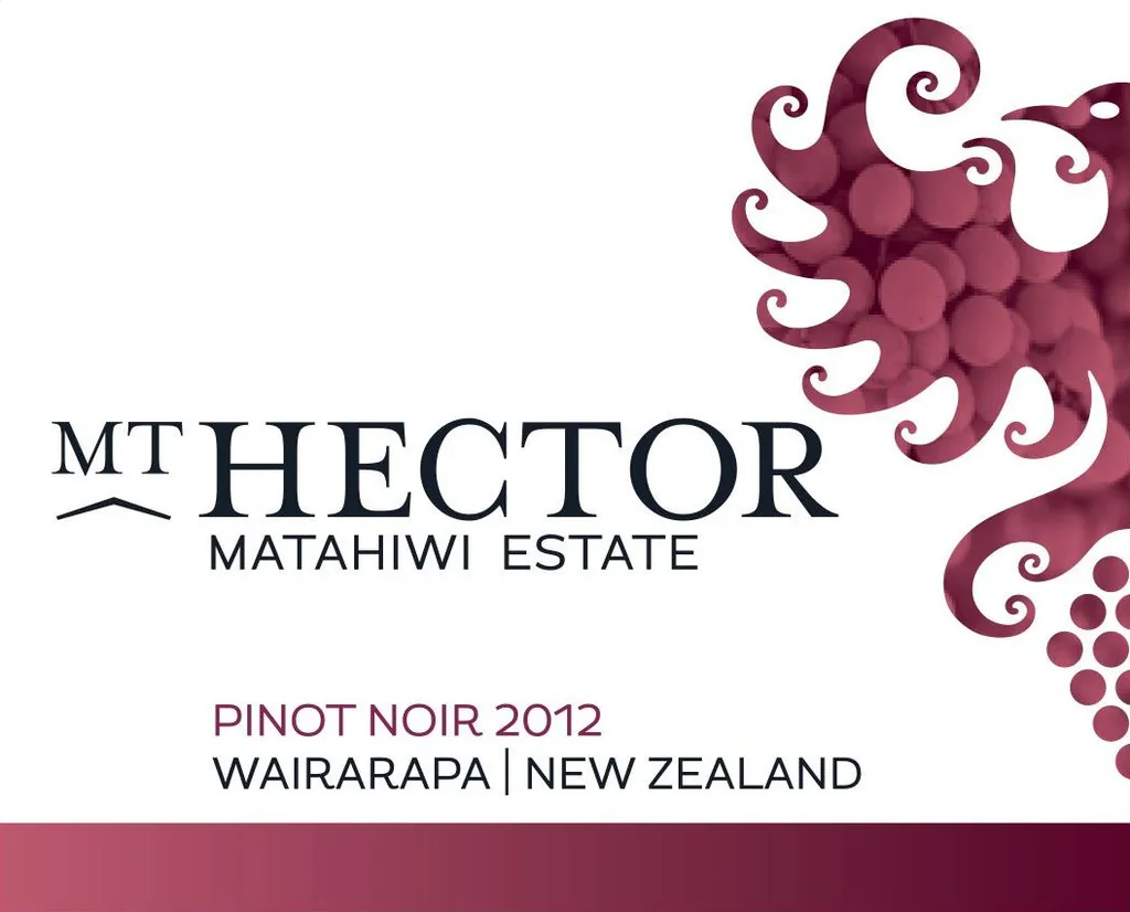 Mt Hector Pinot Noir Bottle