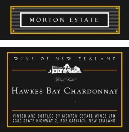 Hawkes Bay Chardonnay Bottle