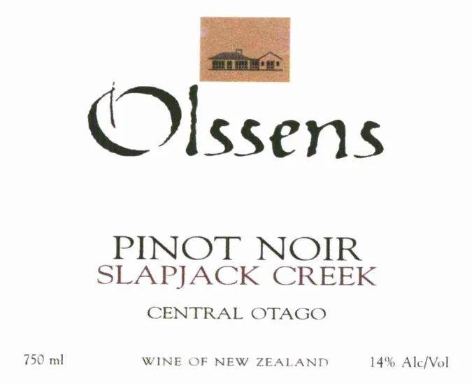 Slapjack Creek Pinot Noir Bottle