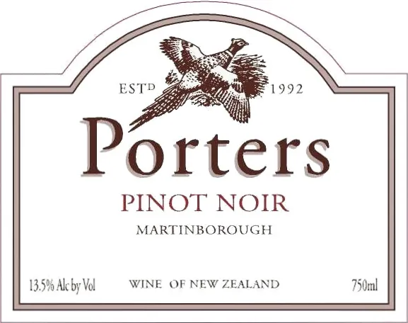 Pinot Noir Bottle