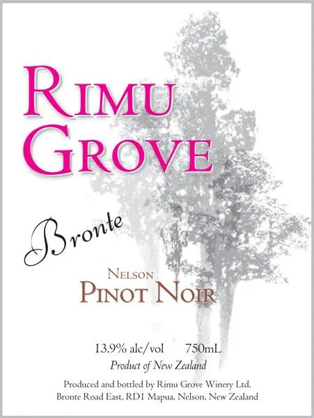 Bronte Pinot Noir Bottle