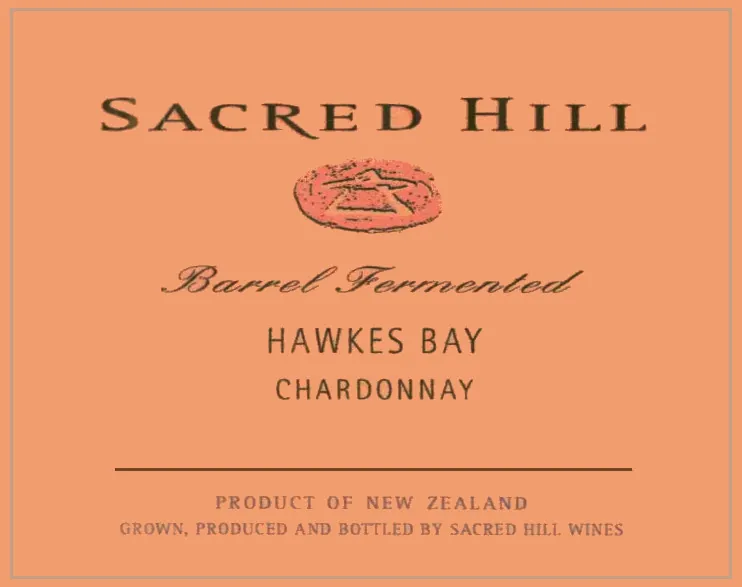 Barrel Fermented Chardonnay Bottle