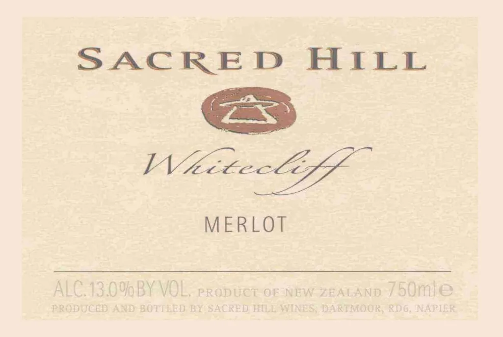 Whitecliff Merlot Bottle