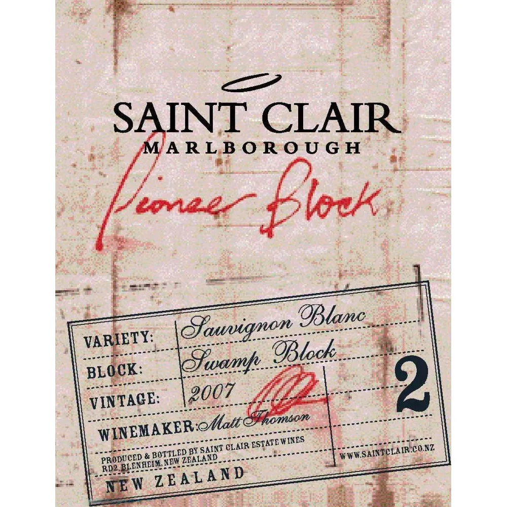 Pioneer Block 2 Swamp Block Sauvignon Blanc Bottle