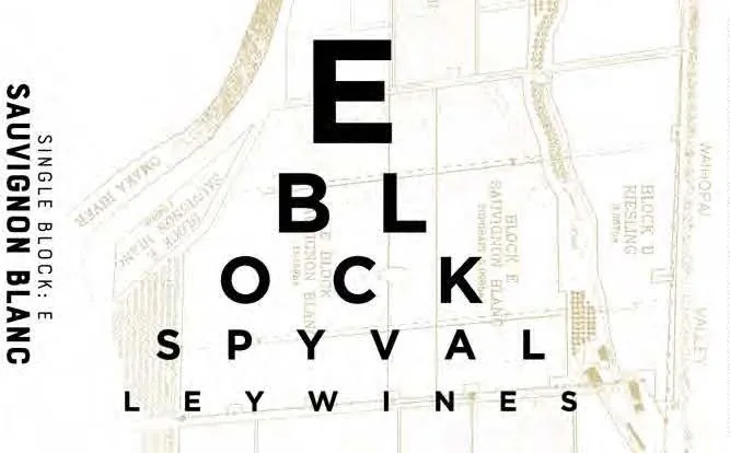 E Block Sauvignon Blanc Bottle