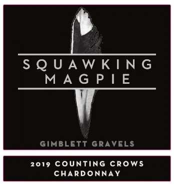 Counting Crows Chardonnay Bottle