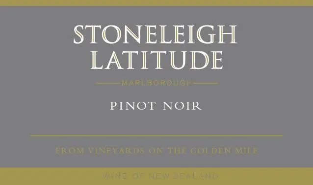 Latitude Pinot Noir Bottle