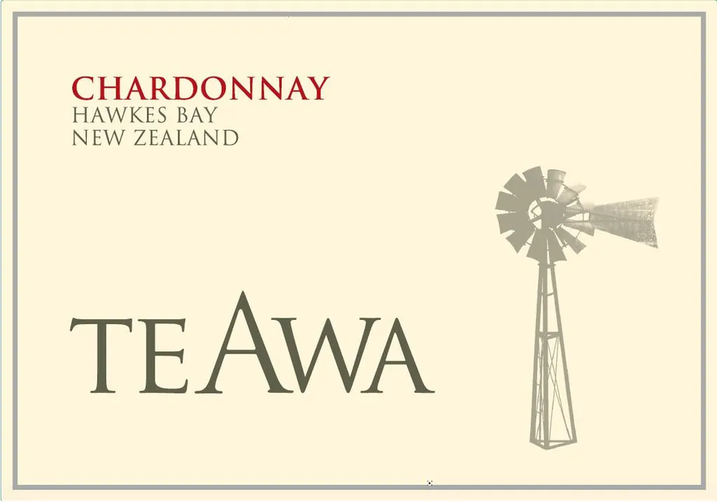 Te Awa Chardonnay Bottle