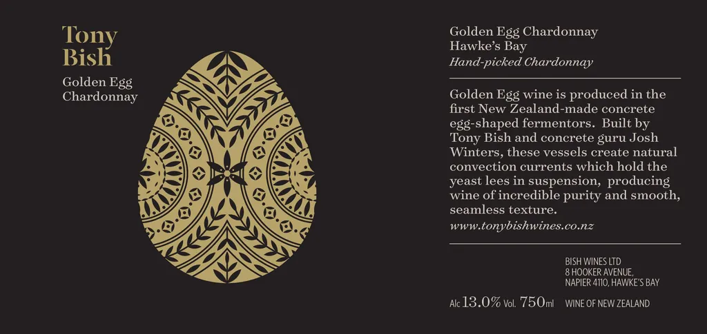 Golden Egg Chardonnay Bottle
