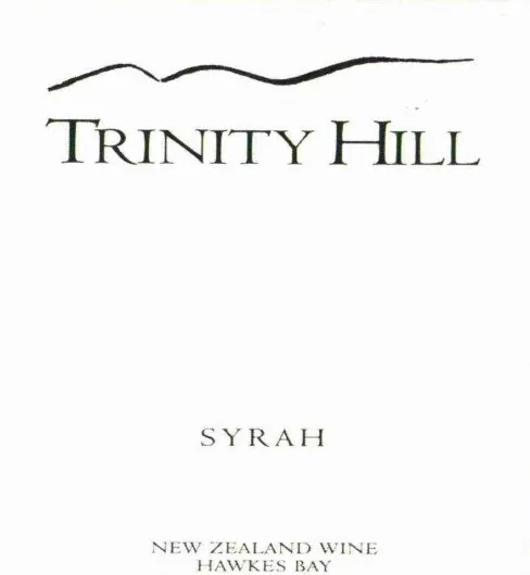 White Label Syrah Bottle