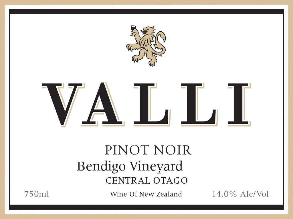 Bendigo Pinot Noir Bottle