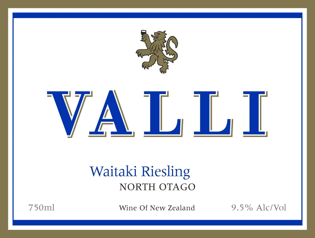 Waitaki Riesling Bottle