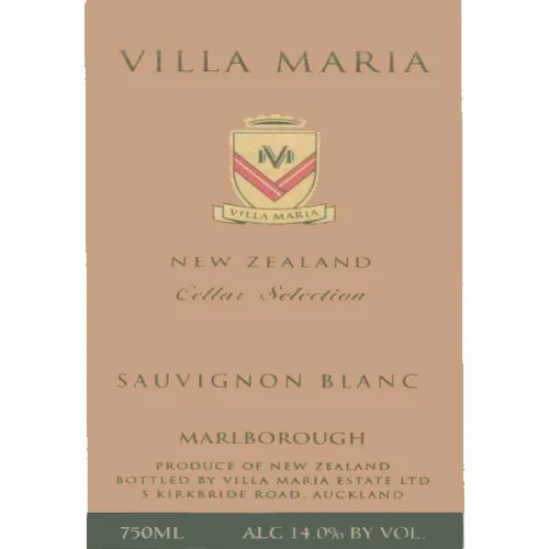 Cellar Selection Sauvignon Blanc Bottle
