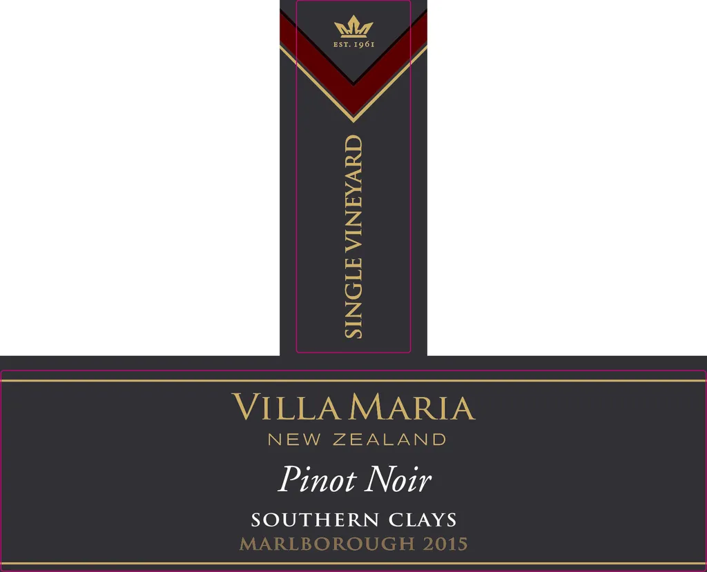Southern Clays Pinot Noir Bottle