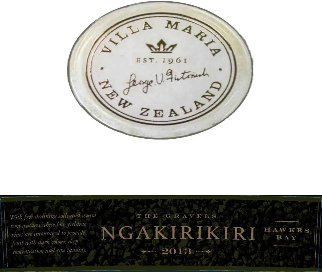 The Gravels Ngakirikiri Cabernet Sauvignon Bottle