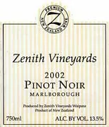 Pinot Noir Bottle