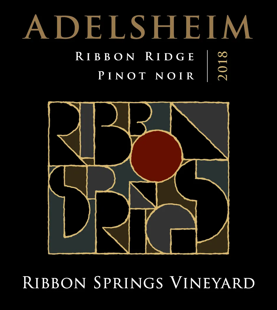 Ribbon Springs Vineyard Pinot Noir Bottle