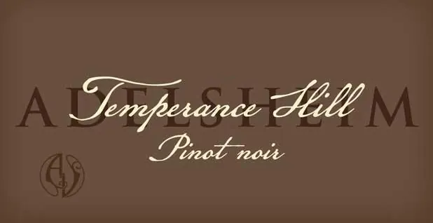 Temperance Hill Pinot Noir Bottle
