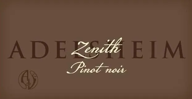 Zenith Pinot Noir Bottle
