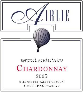 Airlie Barrel Fermented Chardonnay Bottle