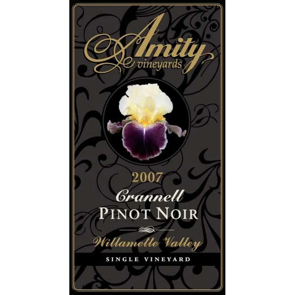Amity Crannell Vineyard Pinot Noir Bottle