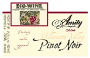 Amity Eco-Wine Pinot Noir Bottle