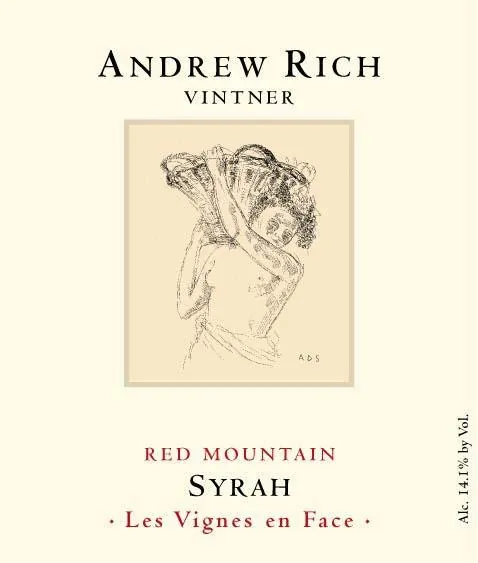 Les Vignes en Face Syrah Bottle