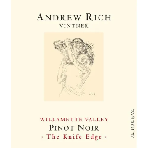 The Knife Edge Pinot Noir Bottle