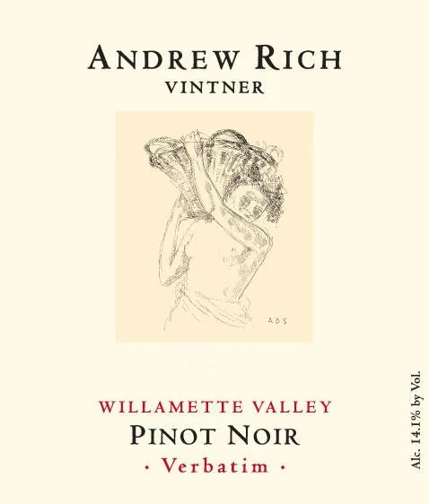 Verbatim Pinot Noir Bottle