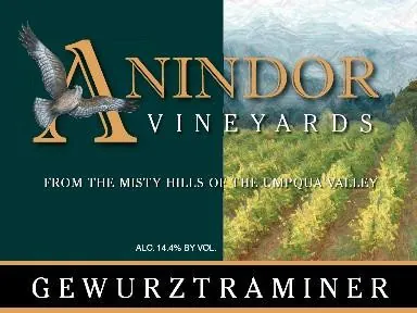 Gewurztraminer Bottle