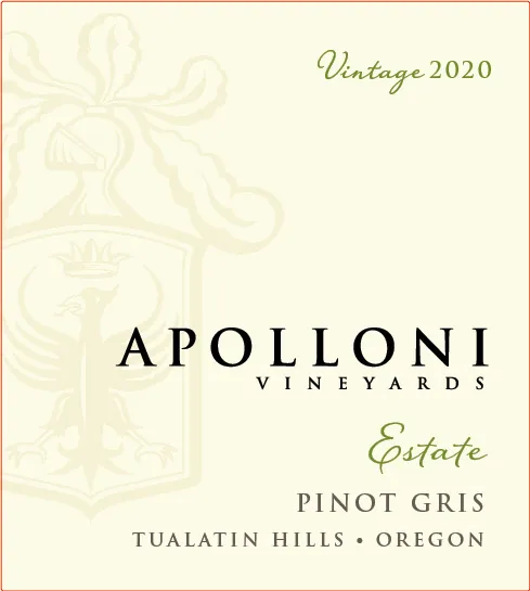 Estate Pinot Gris Bottle